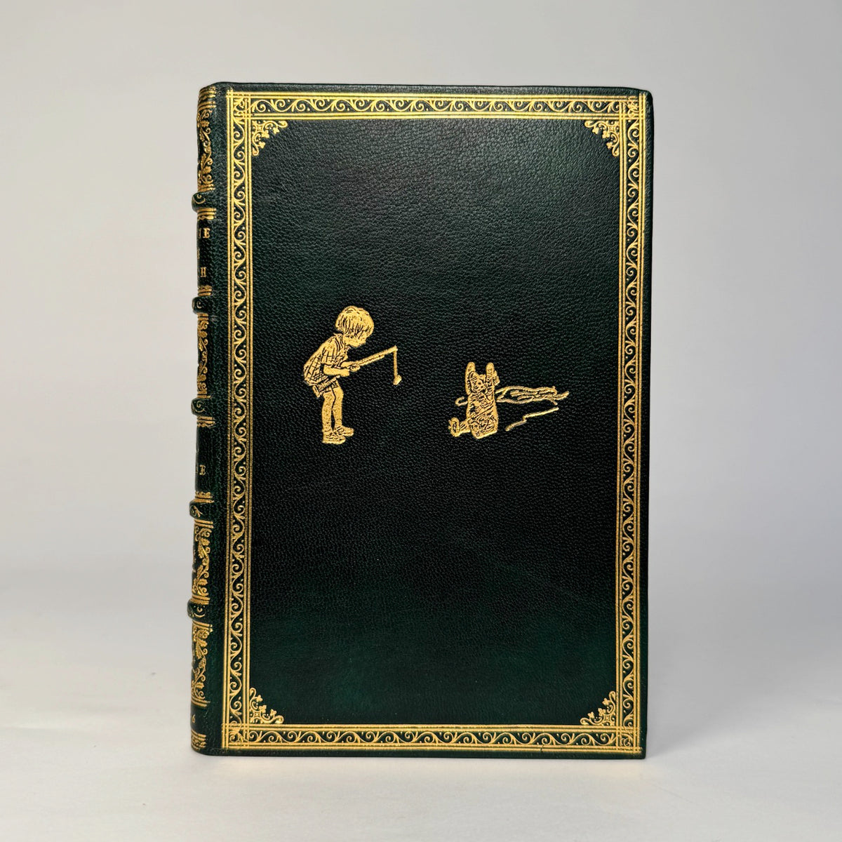 Winnie-the-Pooh by A. A. Milne - Magnificent Gilt Green Morocco Binding