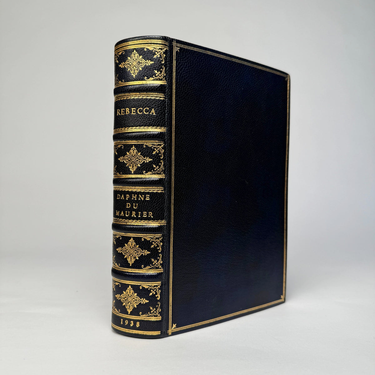 Rebecca by Daphne du Maurier - Fine Navy Morocco Binding, 1938