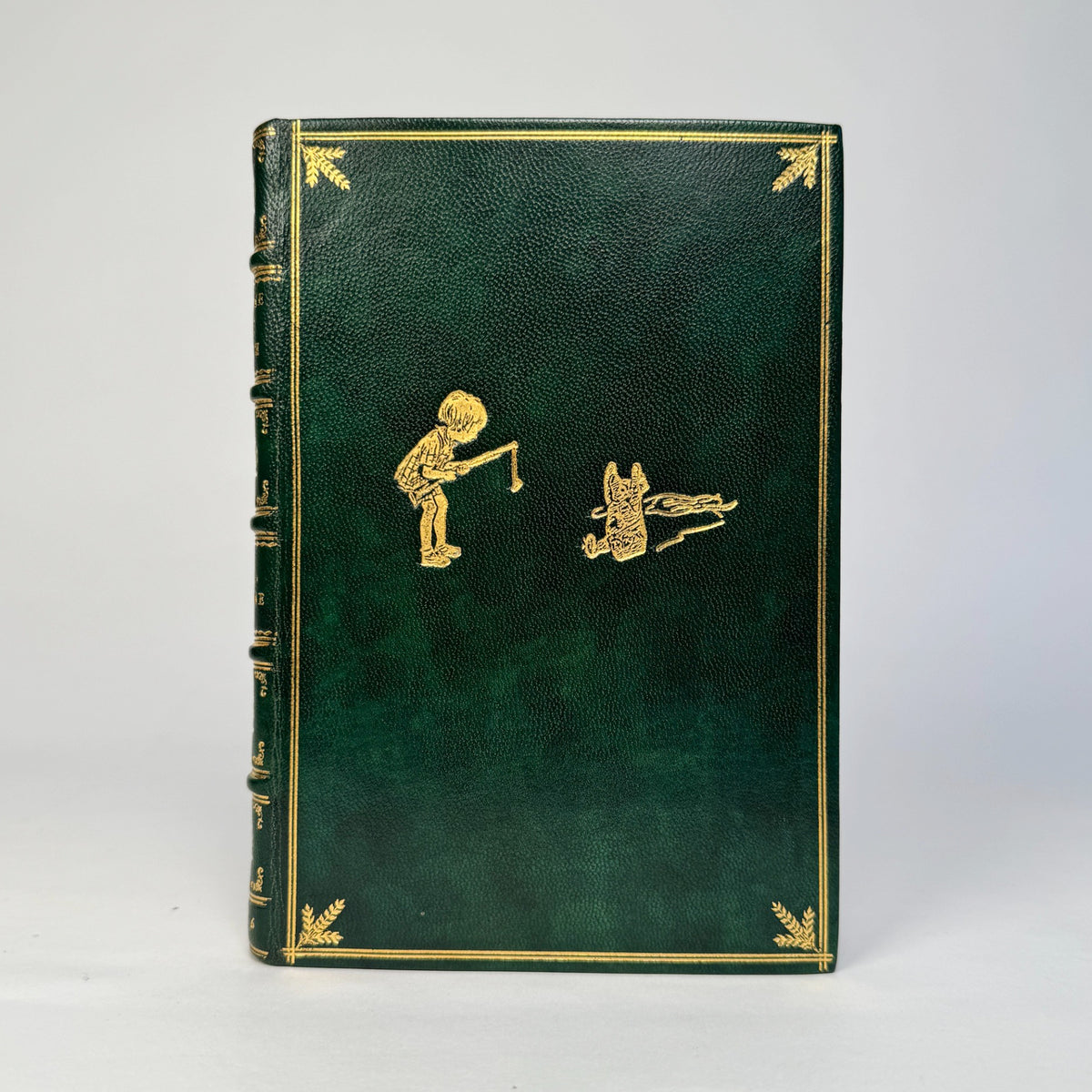 Winnie-the-Pooh by A. A. Milne - Richly Gilt Green Morocco Binding
