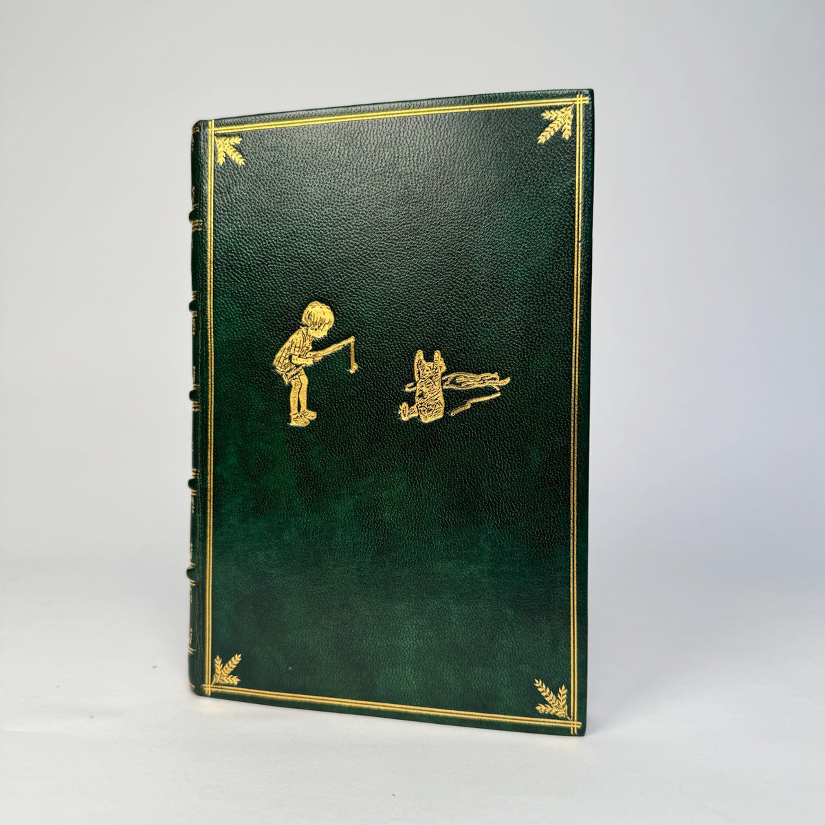 Winnie-the-Pooh by A. A. Milne - Richly Gilt Green Morocco Binding