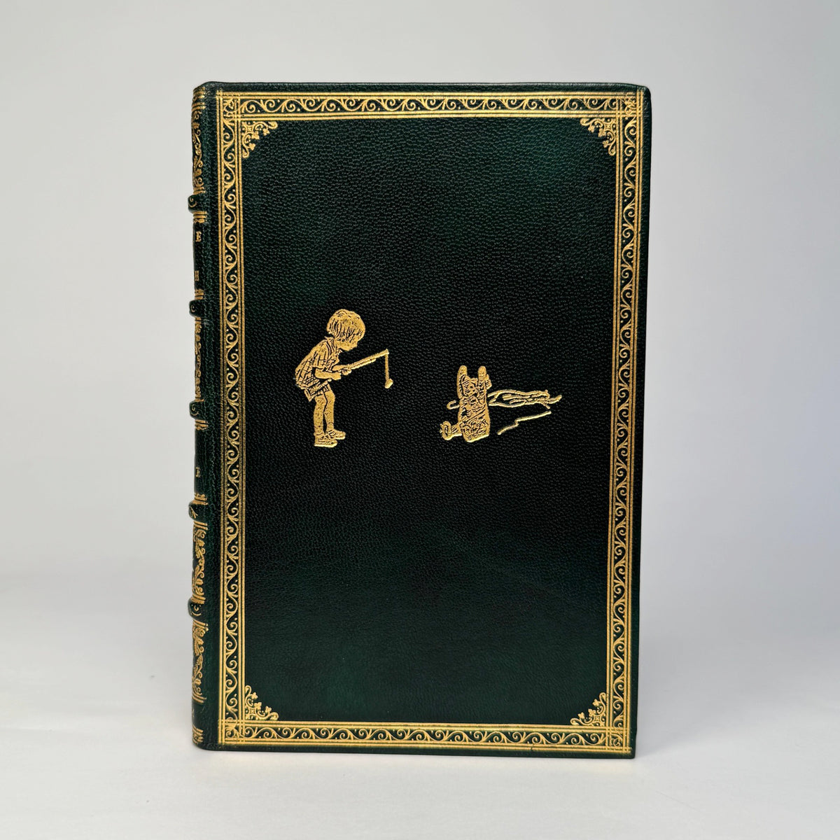 Winnie-the-Pooh by A. A. Milne - Magnificent Gilt Green Morocco Binding