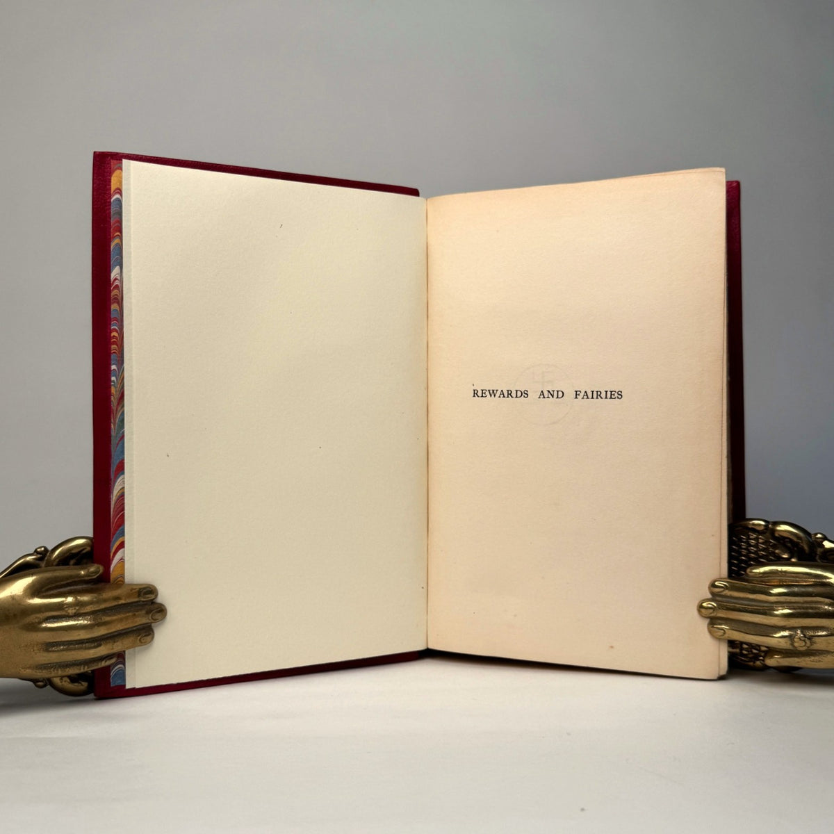 Rewards and Fairies by Rudyard Kipling - Fine Red Morocco, First Appearance of If—