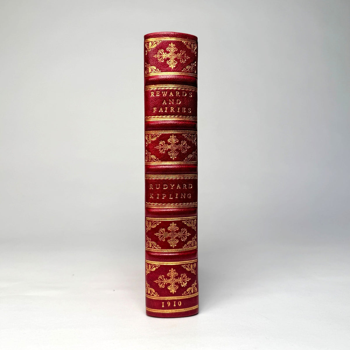 Rewards and Fairies by Rudyard Kipling - Fine Red Morocco, First Appearance of If—