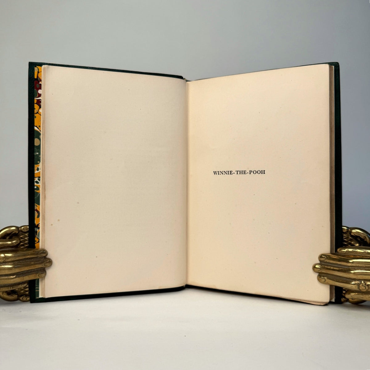 Winnie-the-Pooh by A. A. Milne - Richly Gilt Green Morocco Binding