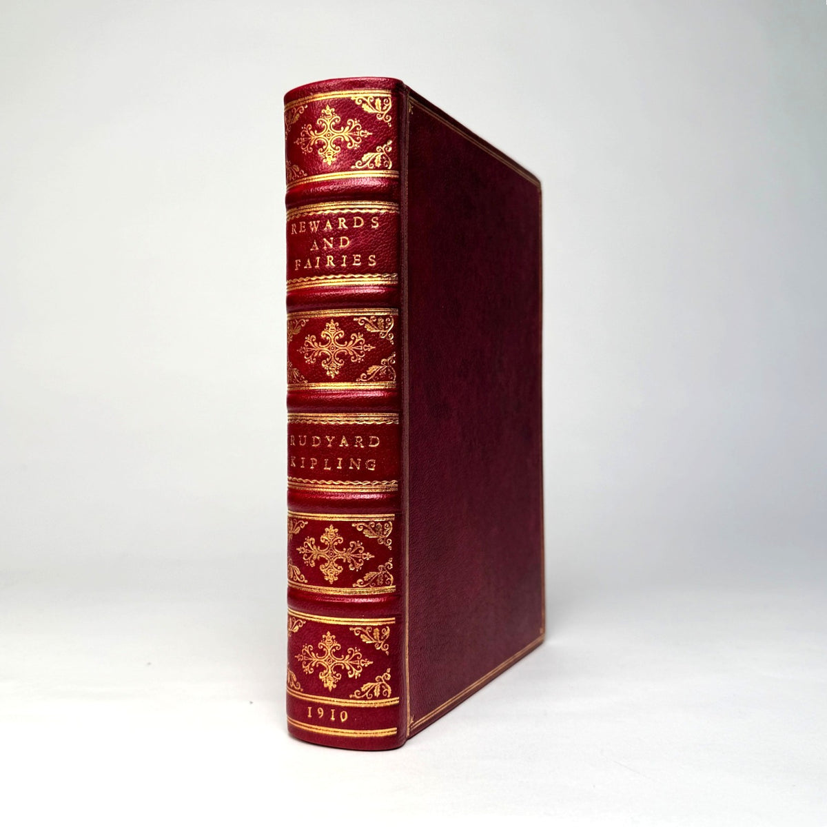 Rewards and Fairies by Rudyard Kipling - Fine Red Morocco, First Appearance of If—