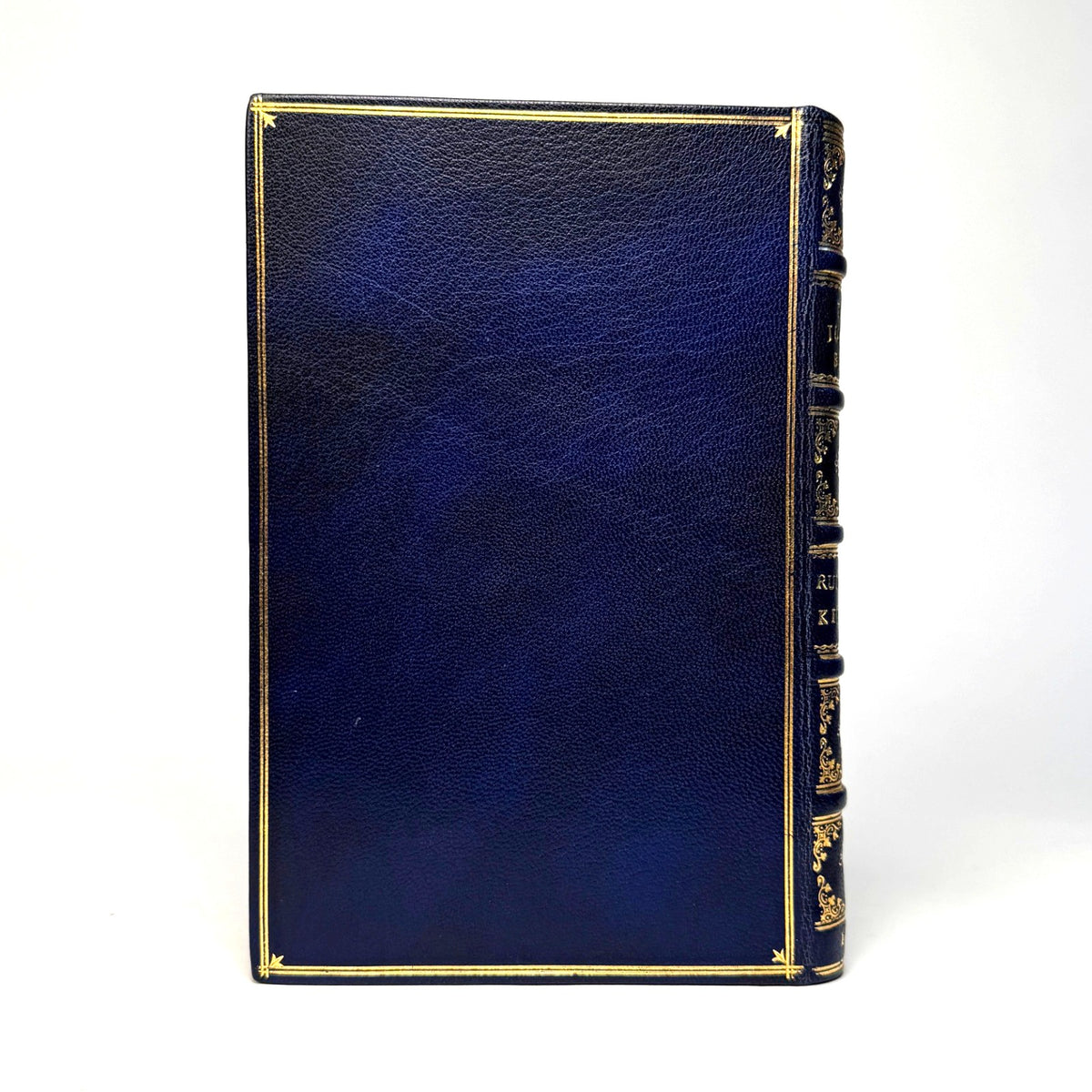The Jungle Book by Rudyard Kipling - Fine Navy Morocco with Gilt Elephants