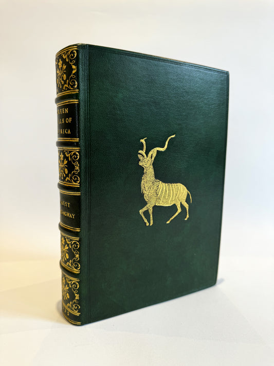 Ernest Hemingway - Green Hills of Africa in Fine Green Morocco Binding