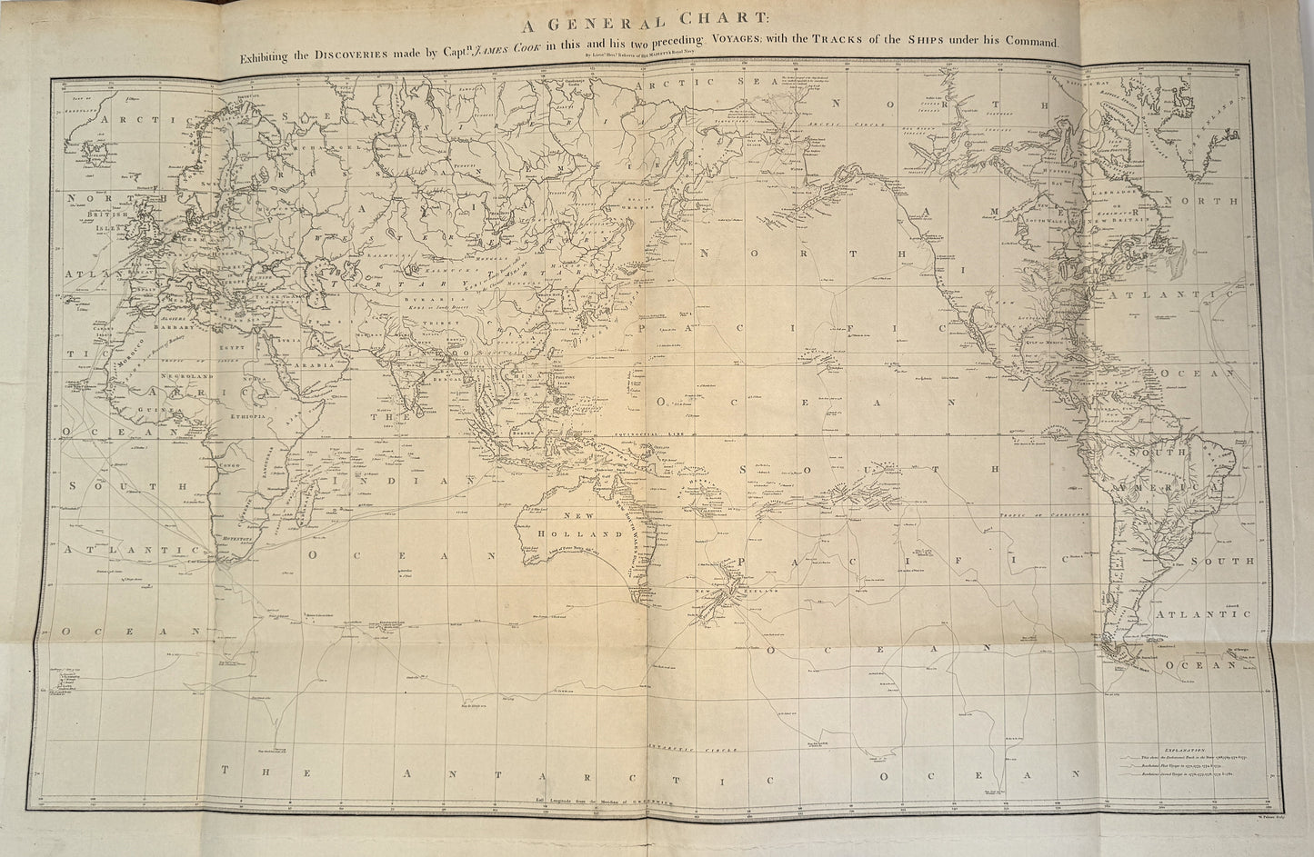 Captain Cook's Three Voyages: First Edition Set (1773-1784) with Atlas