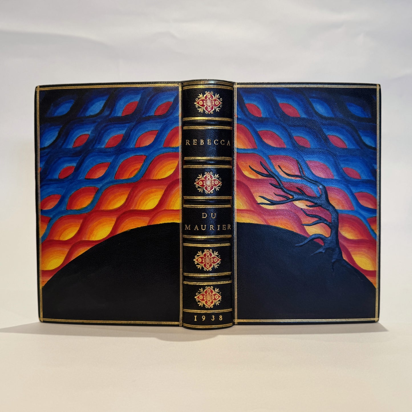 Daphne du Maurier - Rebecca, 1938 - First Edition, First Impression - Manderley-Inspired Painted Morocco Binding