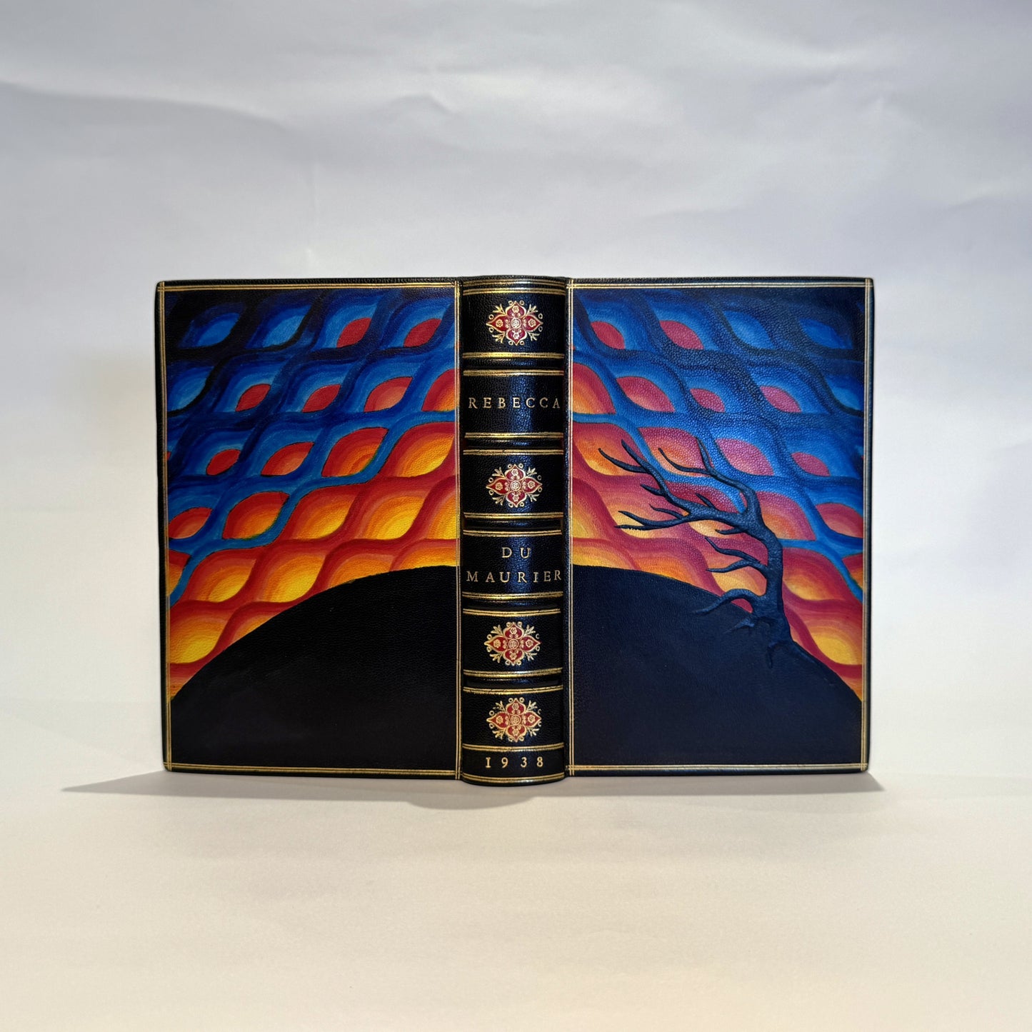 Daphne du Maurier - Rebecca, 1938 - First Edition, First Impression - Manderley-Inspired Painted Morocco Binding
