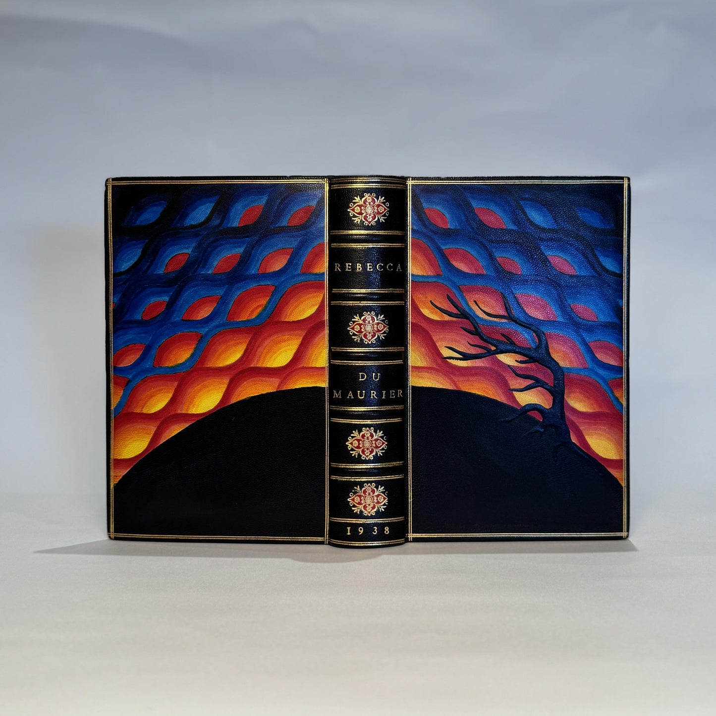 Daphne du Maurier - Rebecca, 1938 - First Edition, First Impression - Manderley-Inspired Painted Morocco Binding