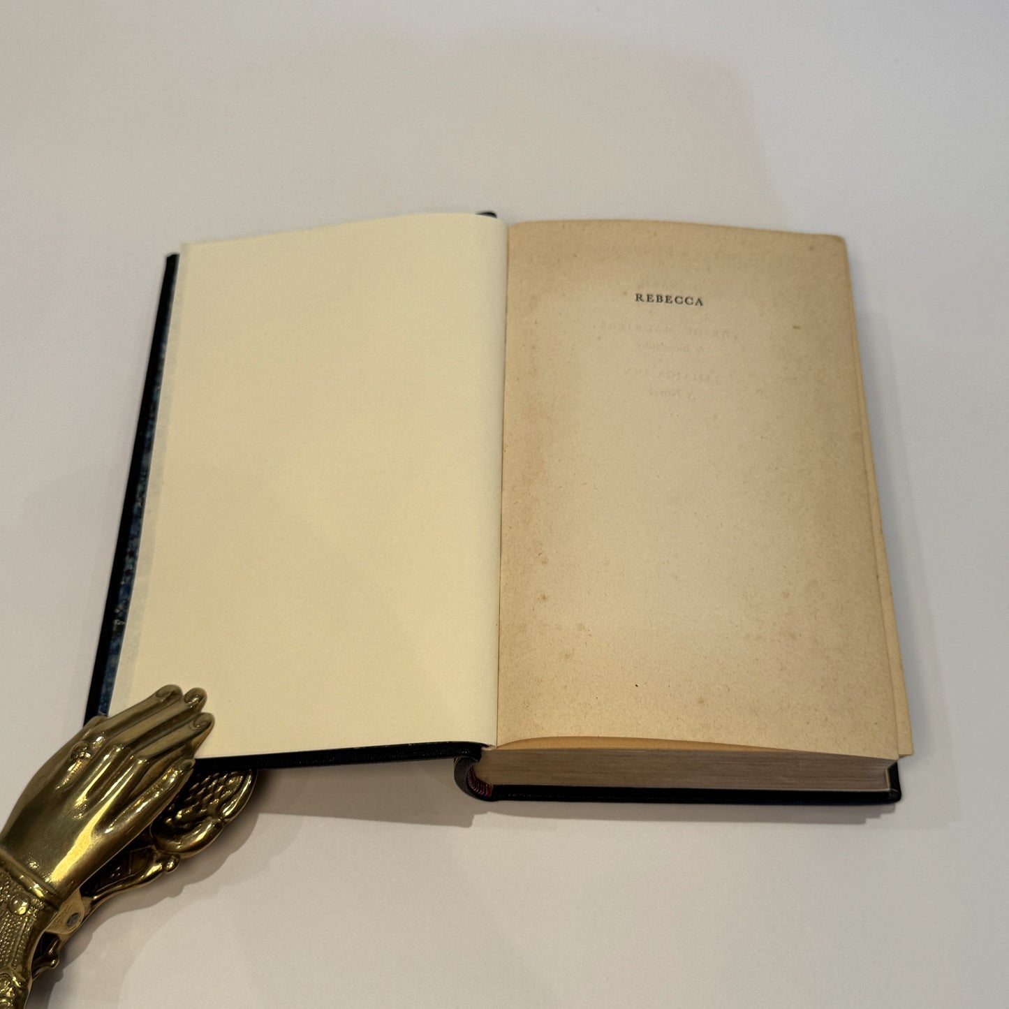 Daphne du Maurier - Rebecca, 1938 - First Edition, First Impression - Manderley-Inspired Painted Morocco Binding