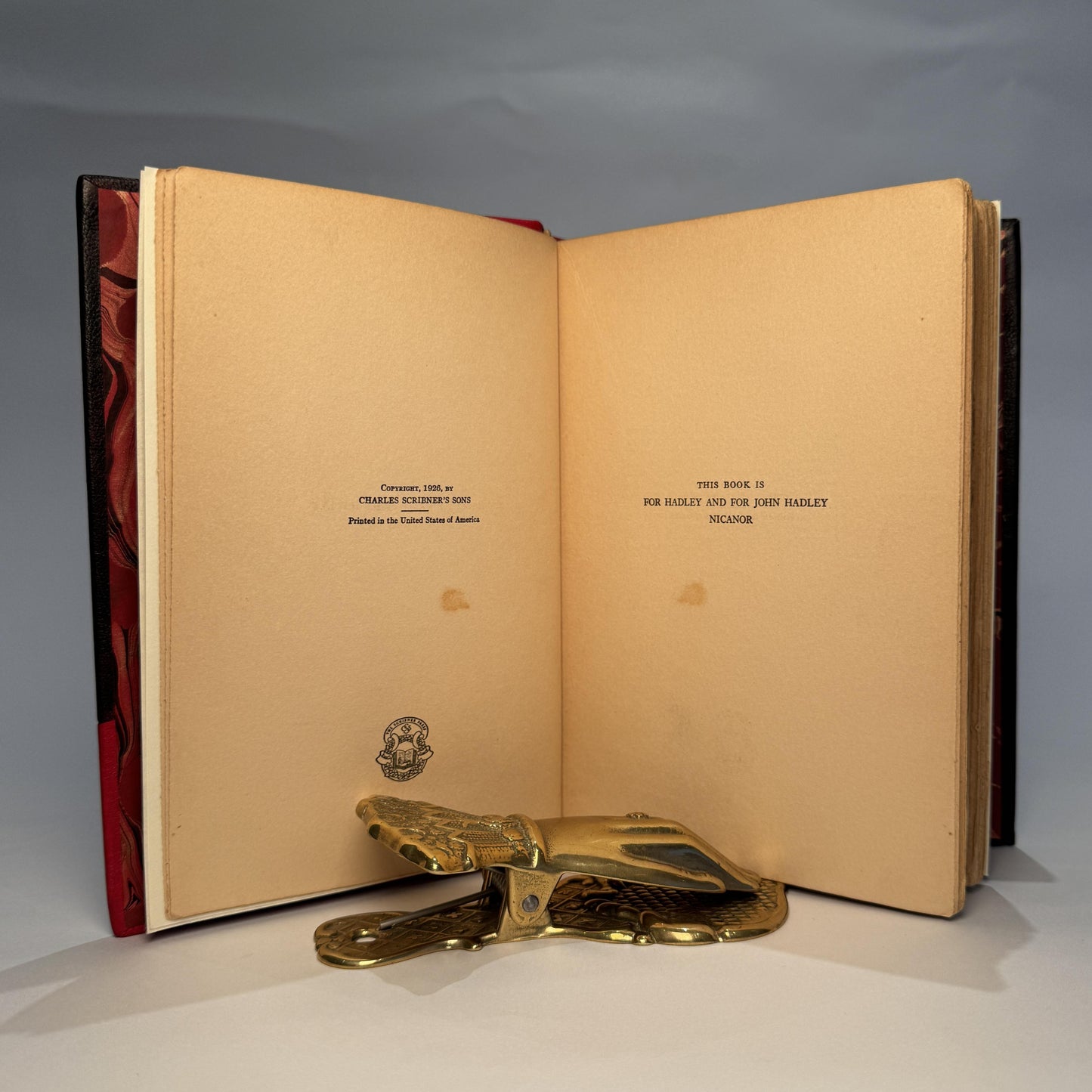 Ernest Hemingway - The Sun Also Rises, 1926 - Susan Myrick's First Issue Copy in Morocco