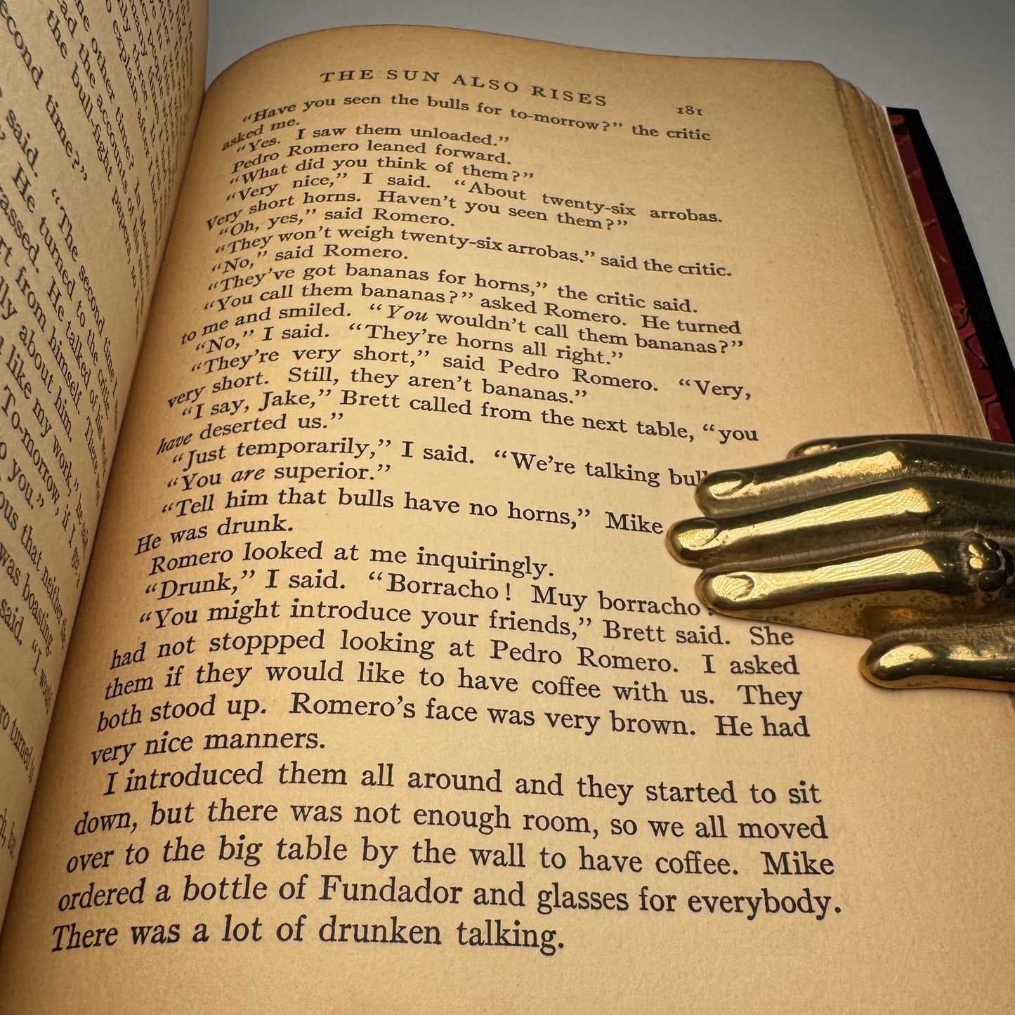 Ernest Hemingway - The Sun Also Rises, 1926 - Susan Myrick's First Issue Copy in Morocco