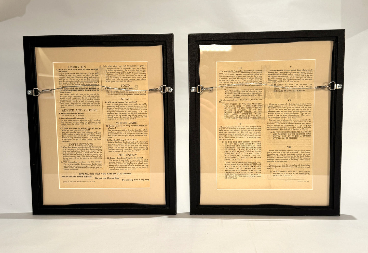 CHURCHILL, Winston S. Beating the Invader. A message from the Prime Minister. [together with] If The Invader Comes.