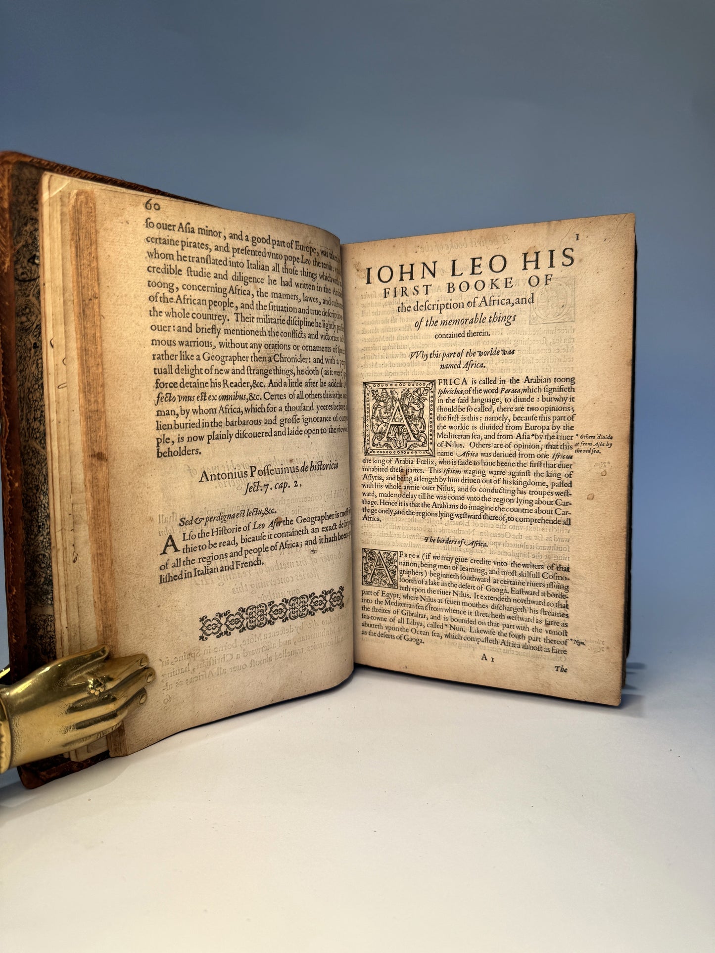 A Geographical Historie of Africa, 1600 - James Grey Jackson's Personal Working Copy - Leo Africanus