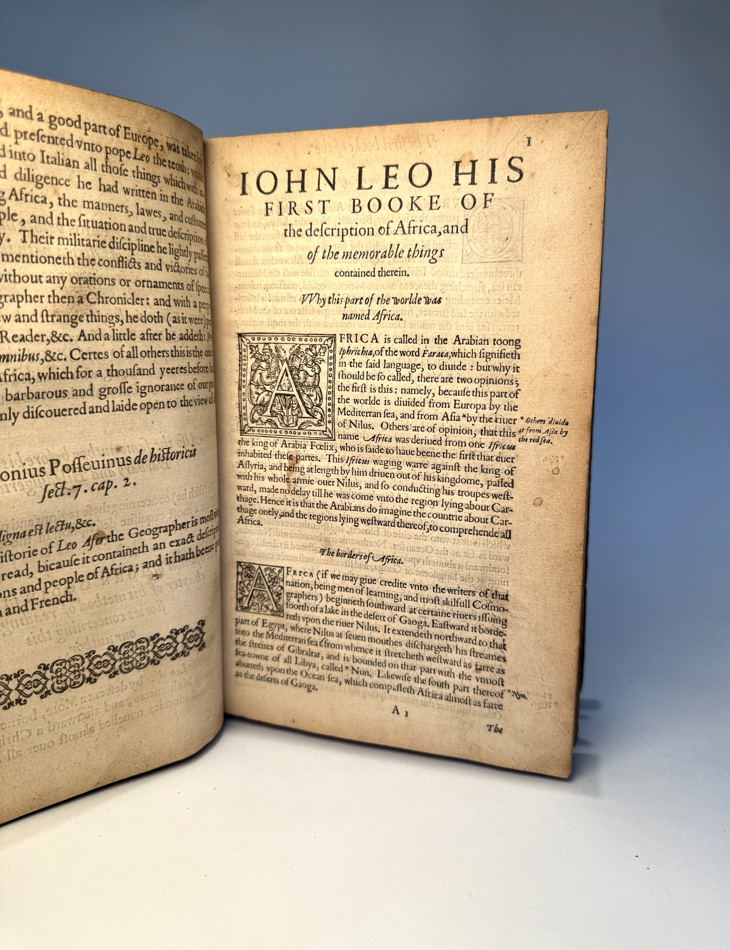 A Geographical Historie of Africa, 1600 - James Grey Jackson's Personal Working Copy - Leo Africanus