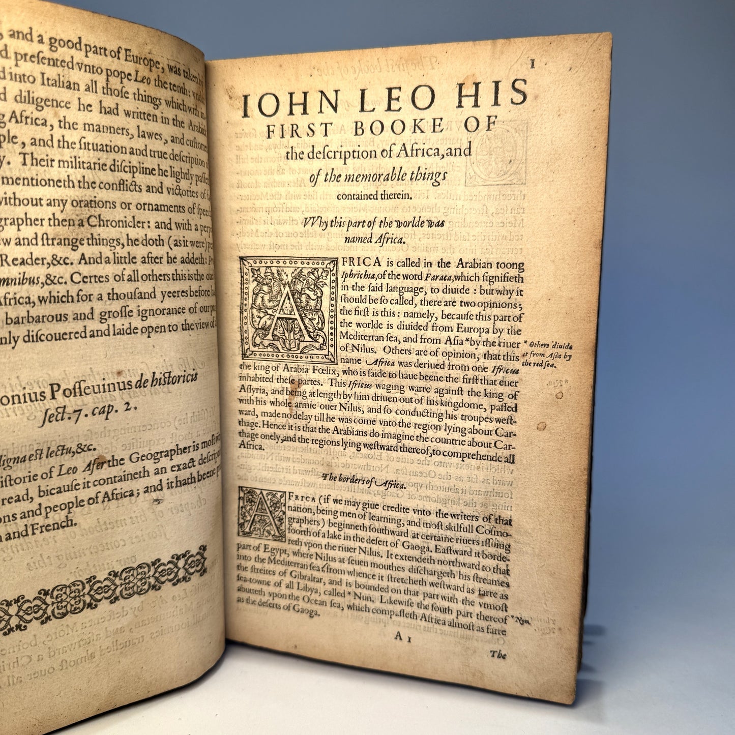 Leo Africanus - A Geographical Historie of Africa, 1600 - First English Edition - James Grey Jackson's Personal Working Copy