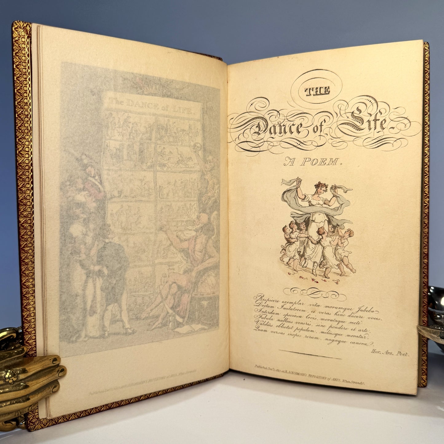 The Dance of Life, a Poem. Illustrated Thomas Rowlandson, Bound by Sangorski and Sutcliffe