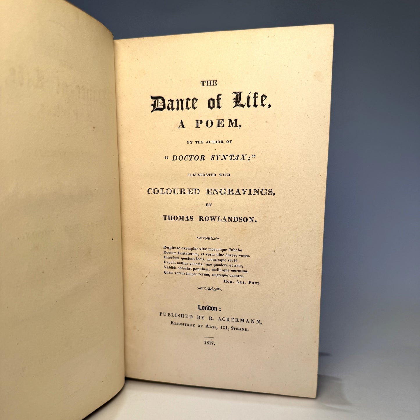 The Dance of Life, a Poem. Illustrated Thomas Rowlandson, Bound by Sangorski and Sutcliffe