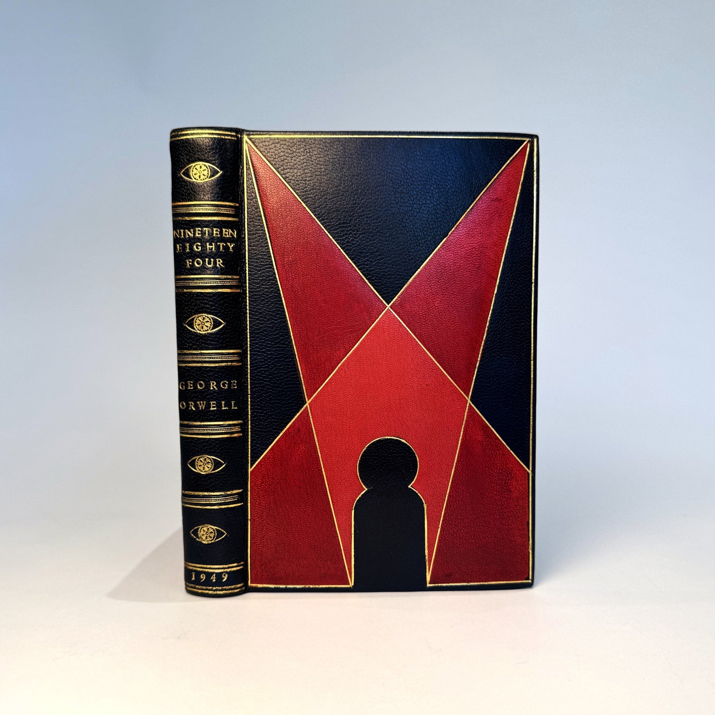 George Orwell - Nineteen Eighty-Four, 1949 - First Edition, First Impression - Navy Morocco Design Binding
