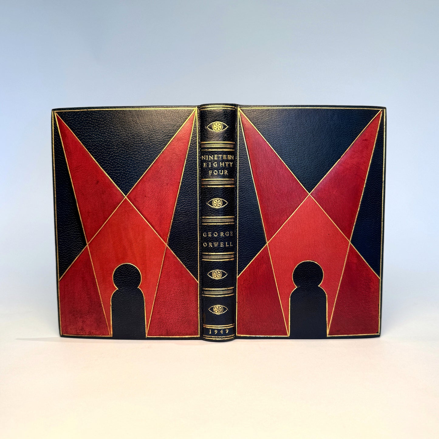 George Orwell - Nineteen Eighty-Four, 1949 - First Edition, First Impression - Navy Morocco Design Binding