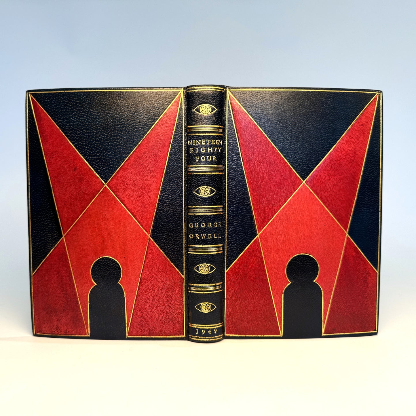 George Orwell - Nineteen Eighty-Four, 1949 - First Edition, First Impression - Navy Morocco Design Binding