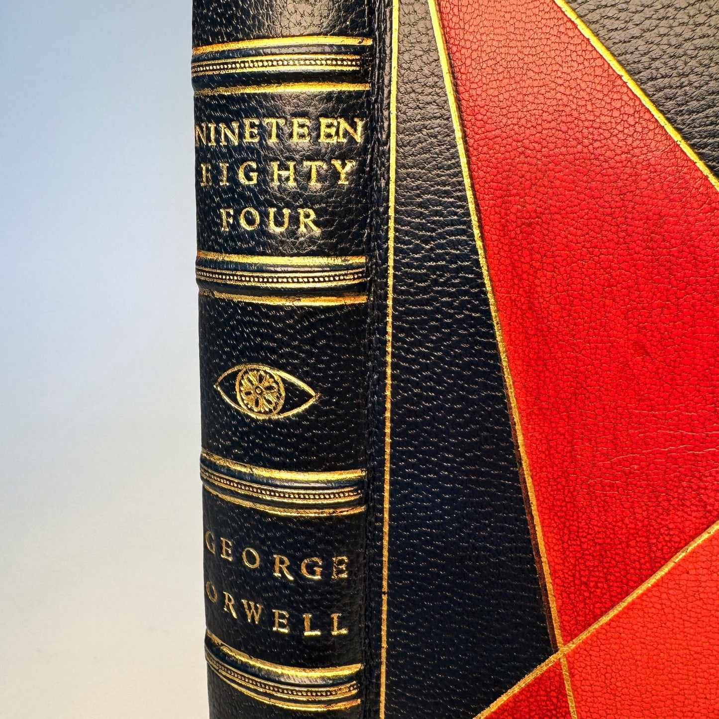 George Orwell - Nineteen Eighty-Four, 1949 - First Edition, First Impression - Navy Morocco Design Binding