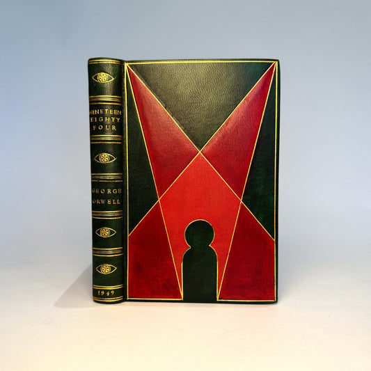 George Orwell - Nineteen Eighty-Four, 1949 - First Edition, First Impression - Bespoke Royal Green Morocco Design Binding