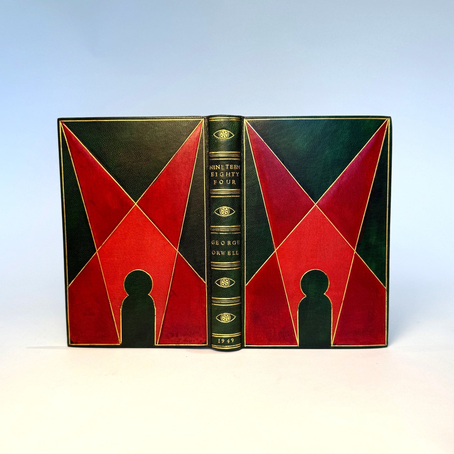 George Orwell - Nineteen Eighty-Four, 1949 - First Edition, First Impression - Bespoke Royal Green Morocco Design Binding