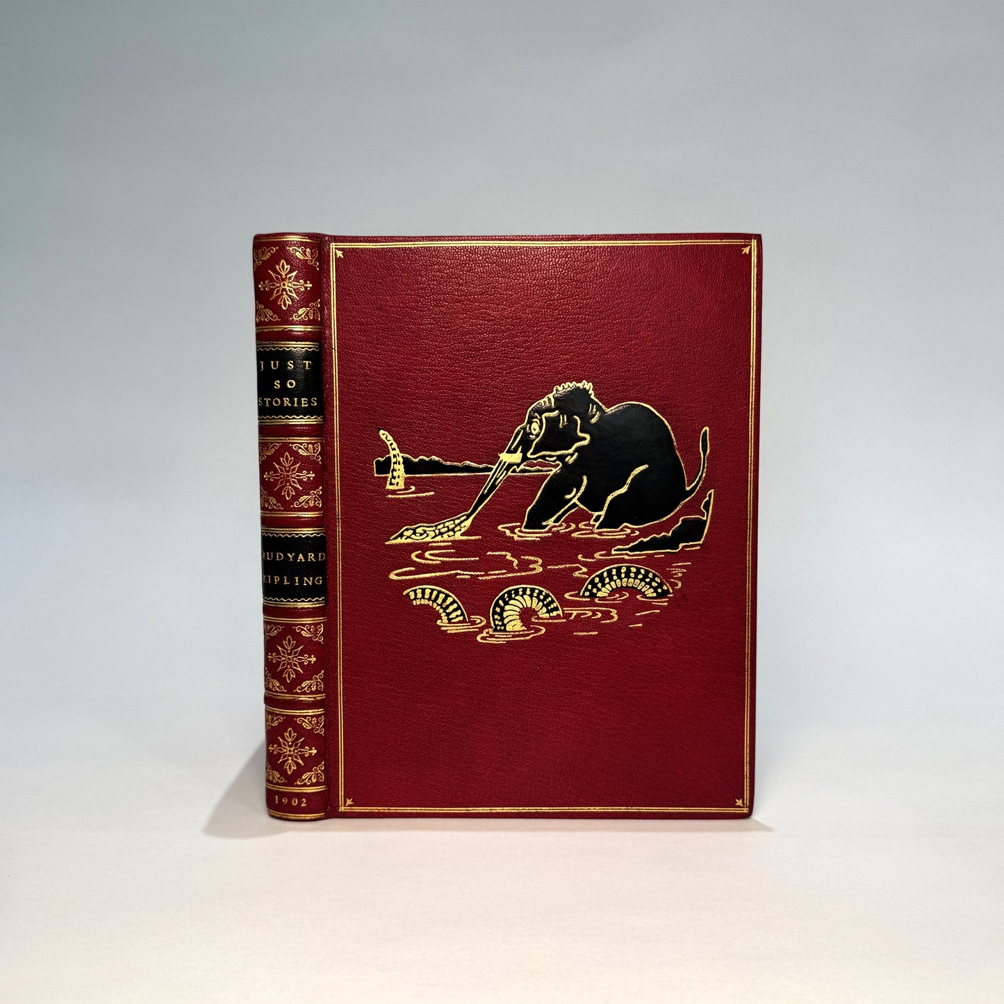 Just So Stories, Kipling, Rudyard – Illustrated by the Author. Finely Bound.