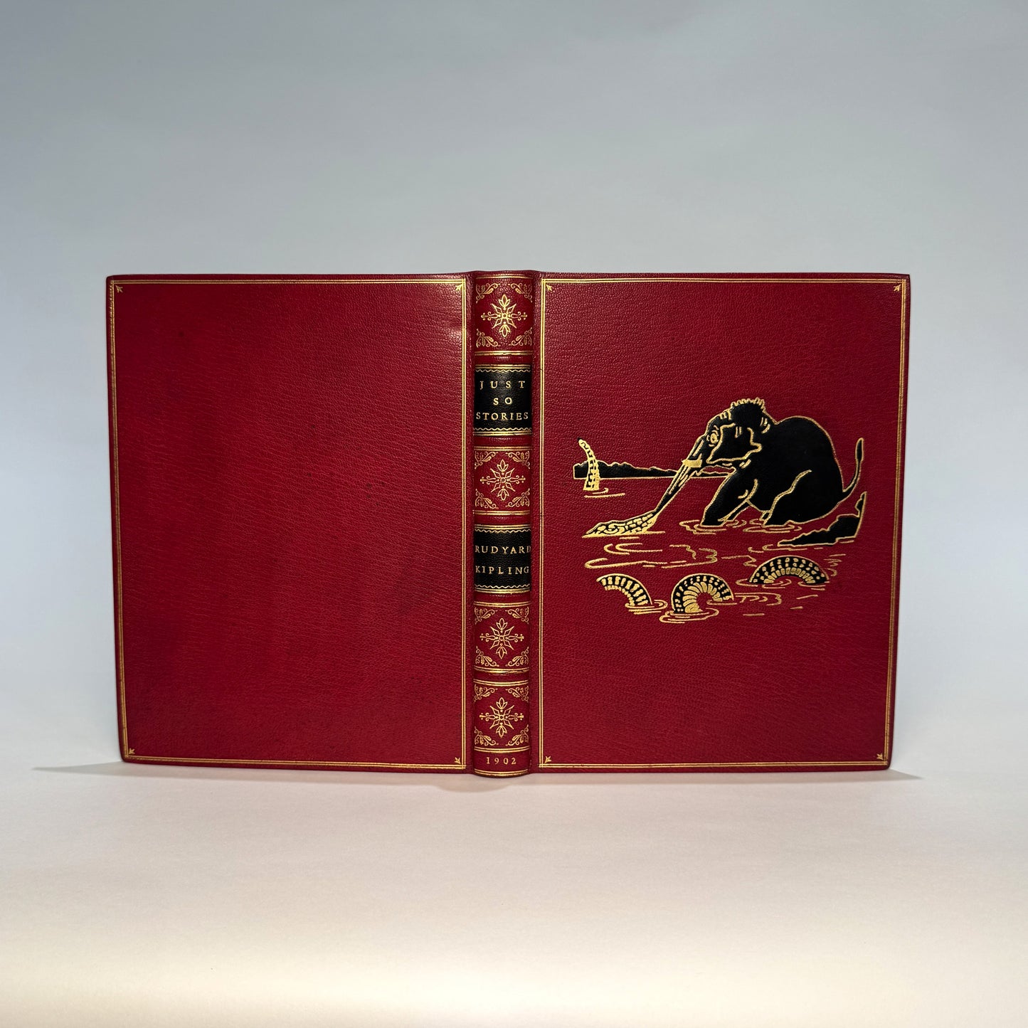 Just So Stories, Kipling, Rudyard – Illustrated by the Author. Finely Bound.