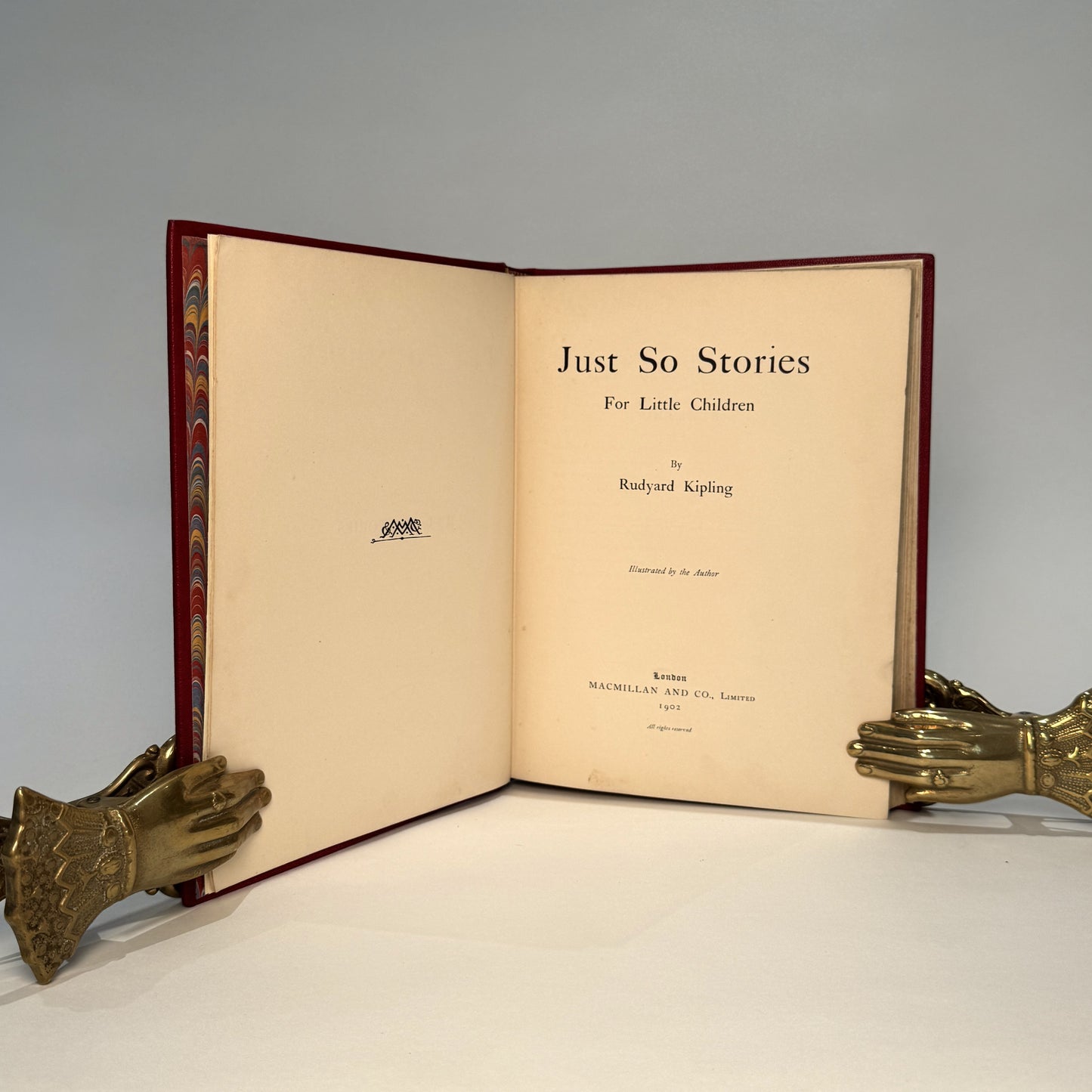 Just So Stories, Kipling, Rudyard – Illustrated by the Author. Finely Bound.