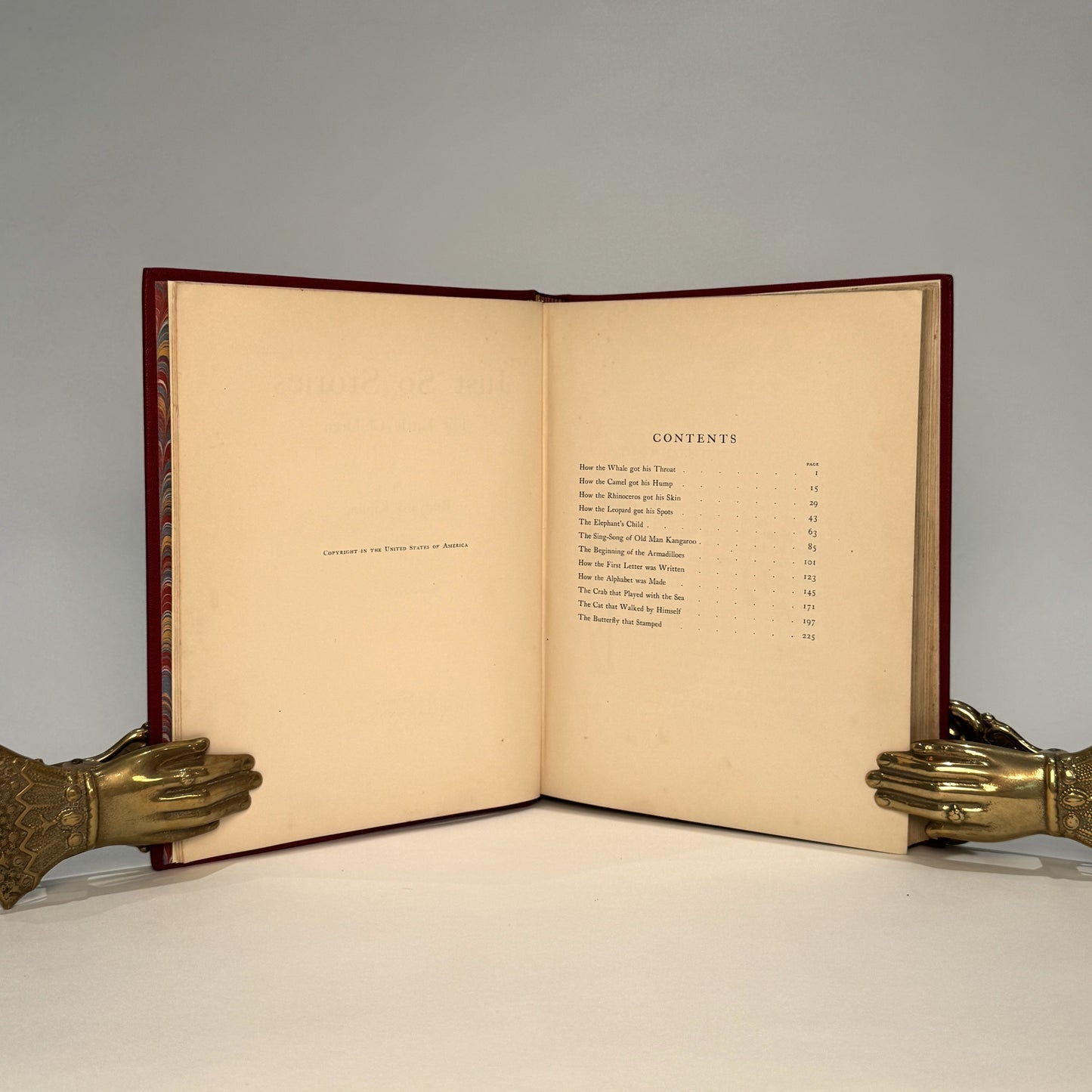 Just So Stories, Kipling, Rudyard – Illustrated by the Author. Finely Bound.