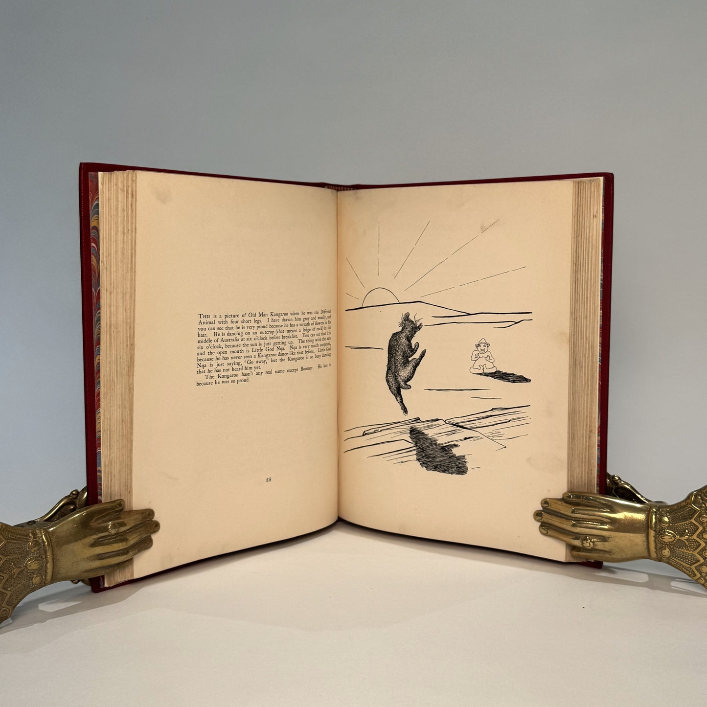 Just So Stories, Kipling, Rudyard – Illustrated by the Author. Finely Bound.