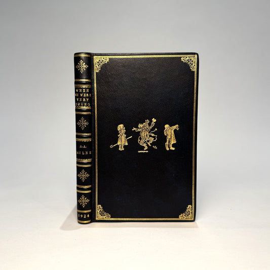 When We Were Very Young, Milne, A.A – With Decorations by Ernest H. Shepard. Finely Bound.