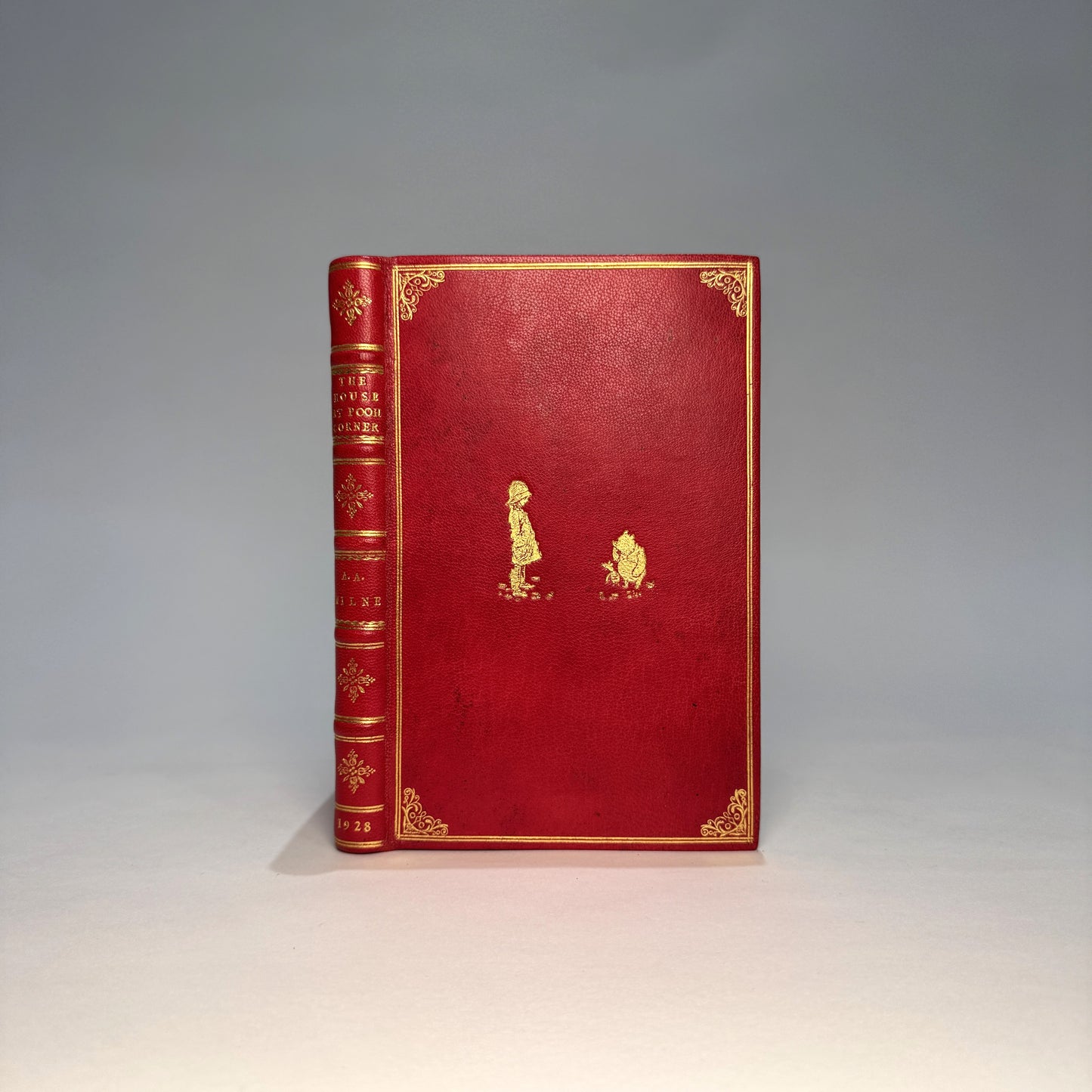 The House at Pooh Corner - A.A. Milne., With Decorations by Ernest H. Shepard. Finely Bound.