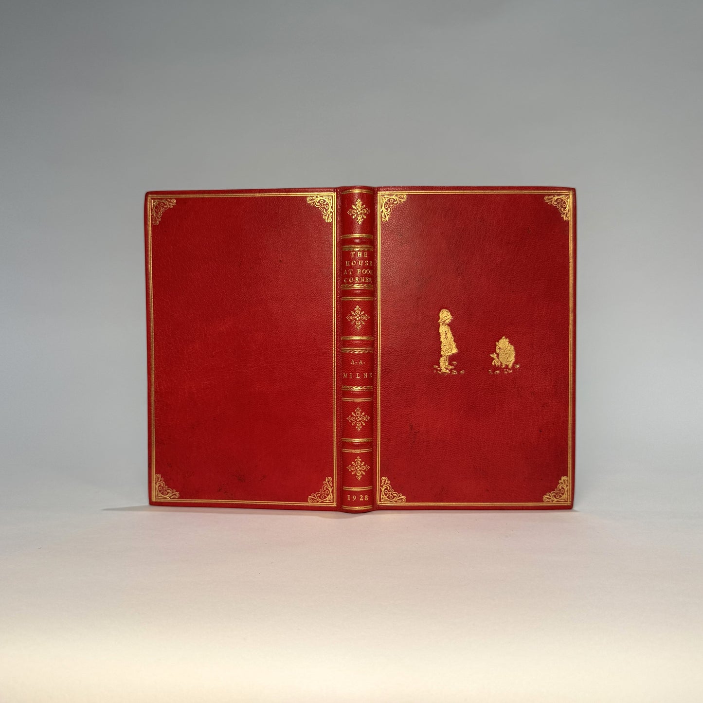 The House at Pooh Corner - A.A. Milne., With Decorations by Ernest H. Shepard. Finely Bound.
