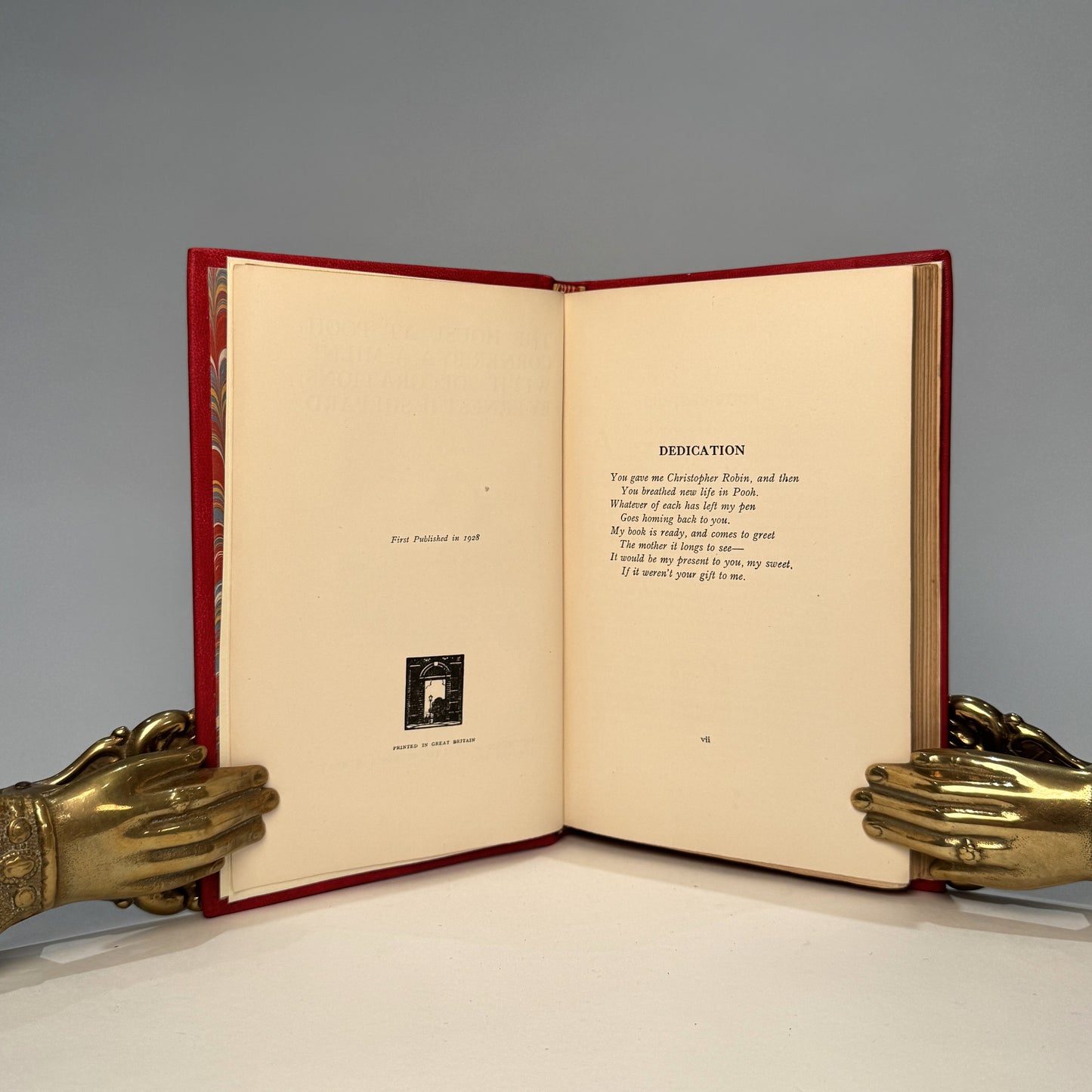 The House at Pooh Corner - A.A. Milne., With Decorations by Ernest H. Shepard. Finely Bound.