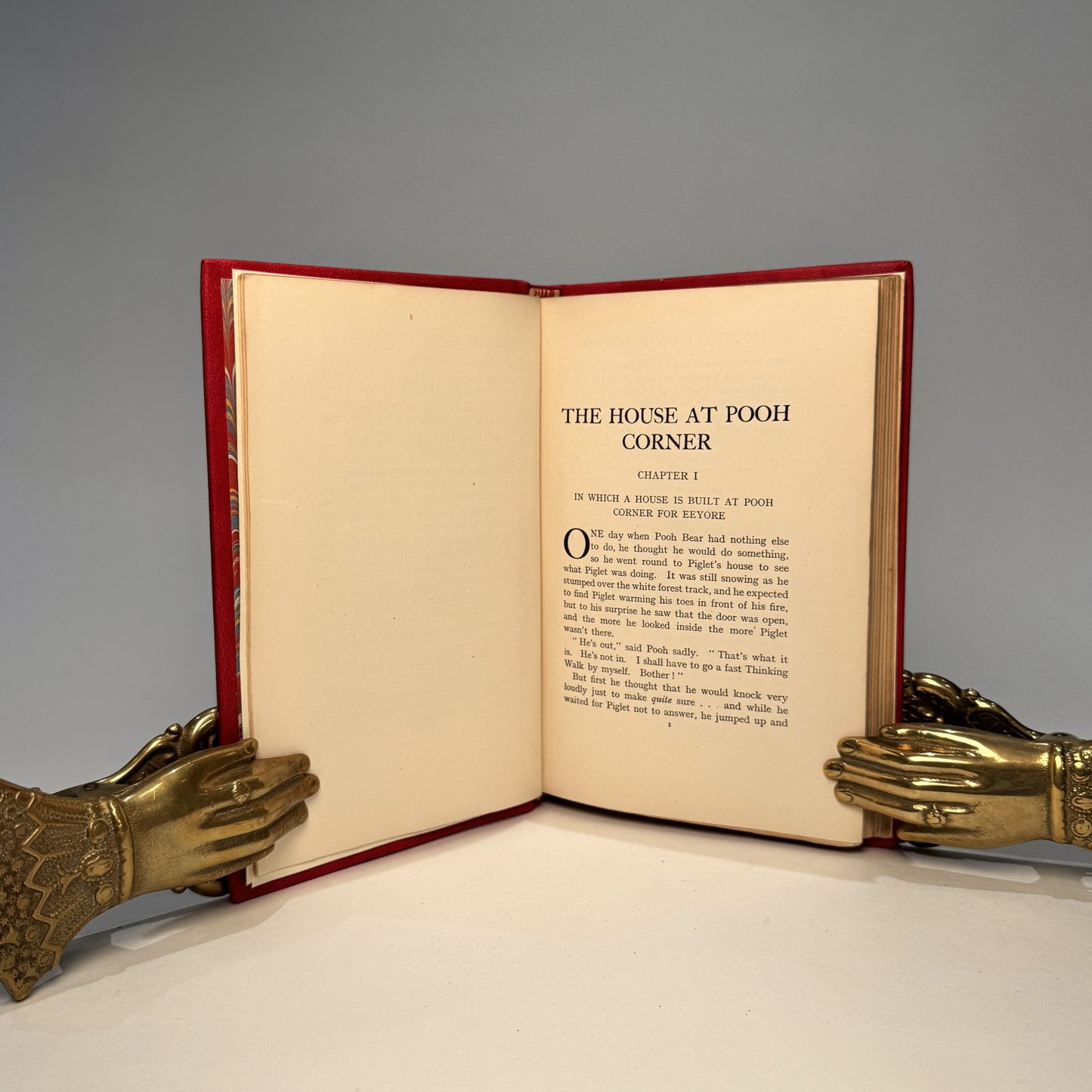The House at Pooh Corner - A.A. Milne., With Decorations by Ernest H. Shepard. Finely Bound.