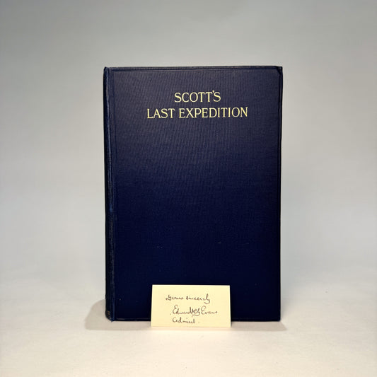 Scott’s Last Expedition – First Edition (1913), with Admiral Edward Evans Autograph – A Direct Link to the Terra Nova