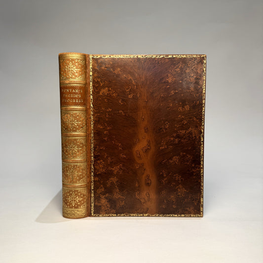 The Pilgrim’s Progress – John Bunyan – Nimmo 1890s Edition in Riviere & Son Full Polished Calf Binding