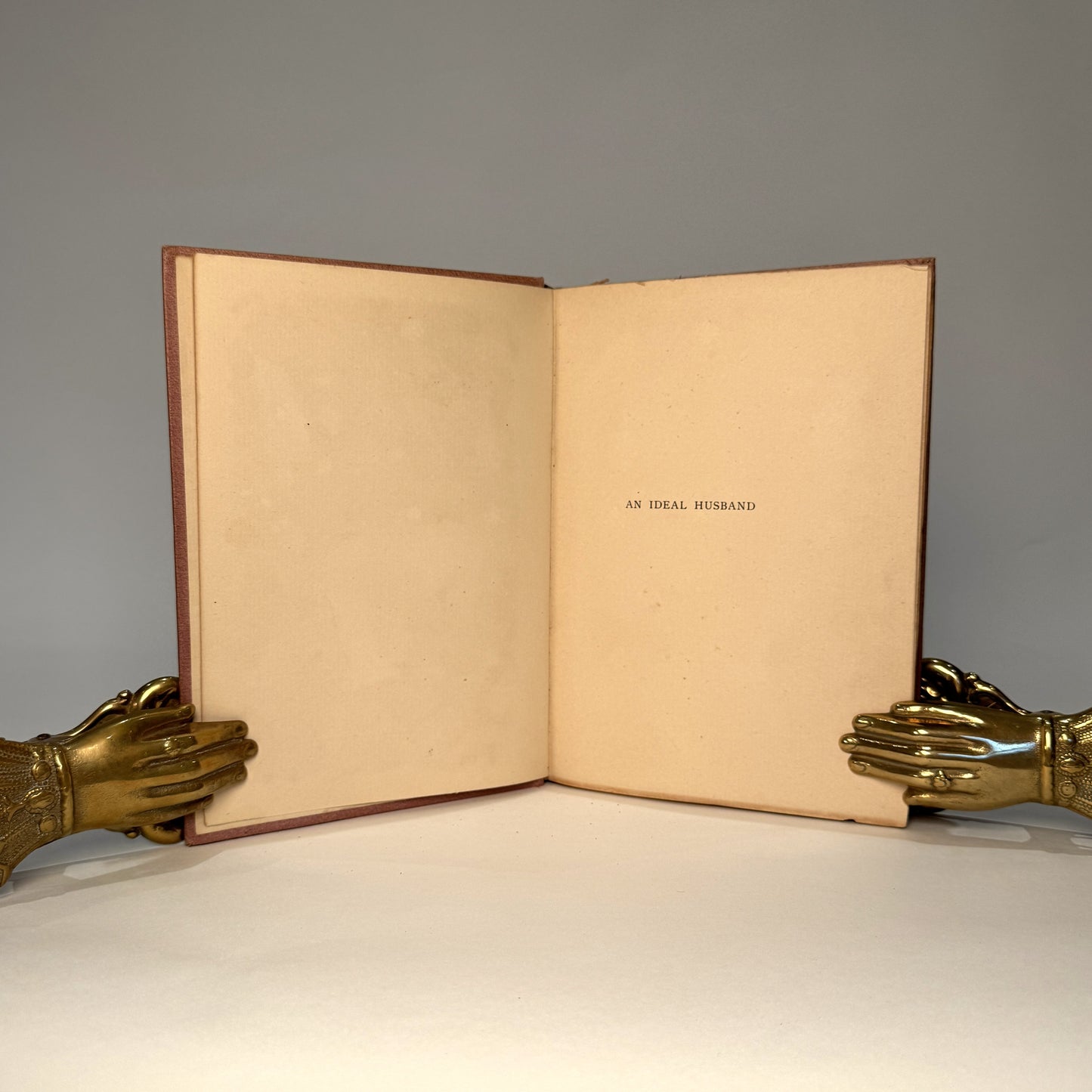 An Ideal Husband. Oscar Wilde. First Edition, Trade Issue. Leonard Smithers & Co., London, 1899. Original Publisher’s Cloth