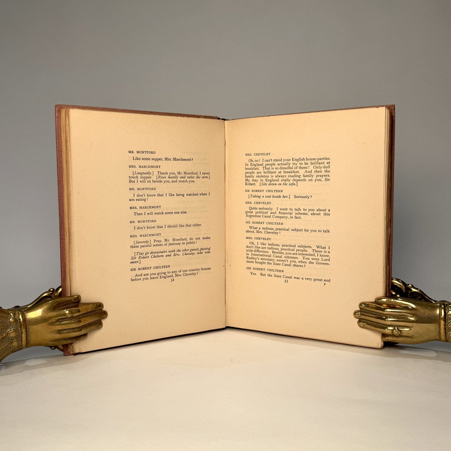 An Ideal Husband. Oscar Wilde. First Edition, Trade Issue. Leonard Smithers & Co., London, 1899. Original Publisher’s Cloth