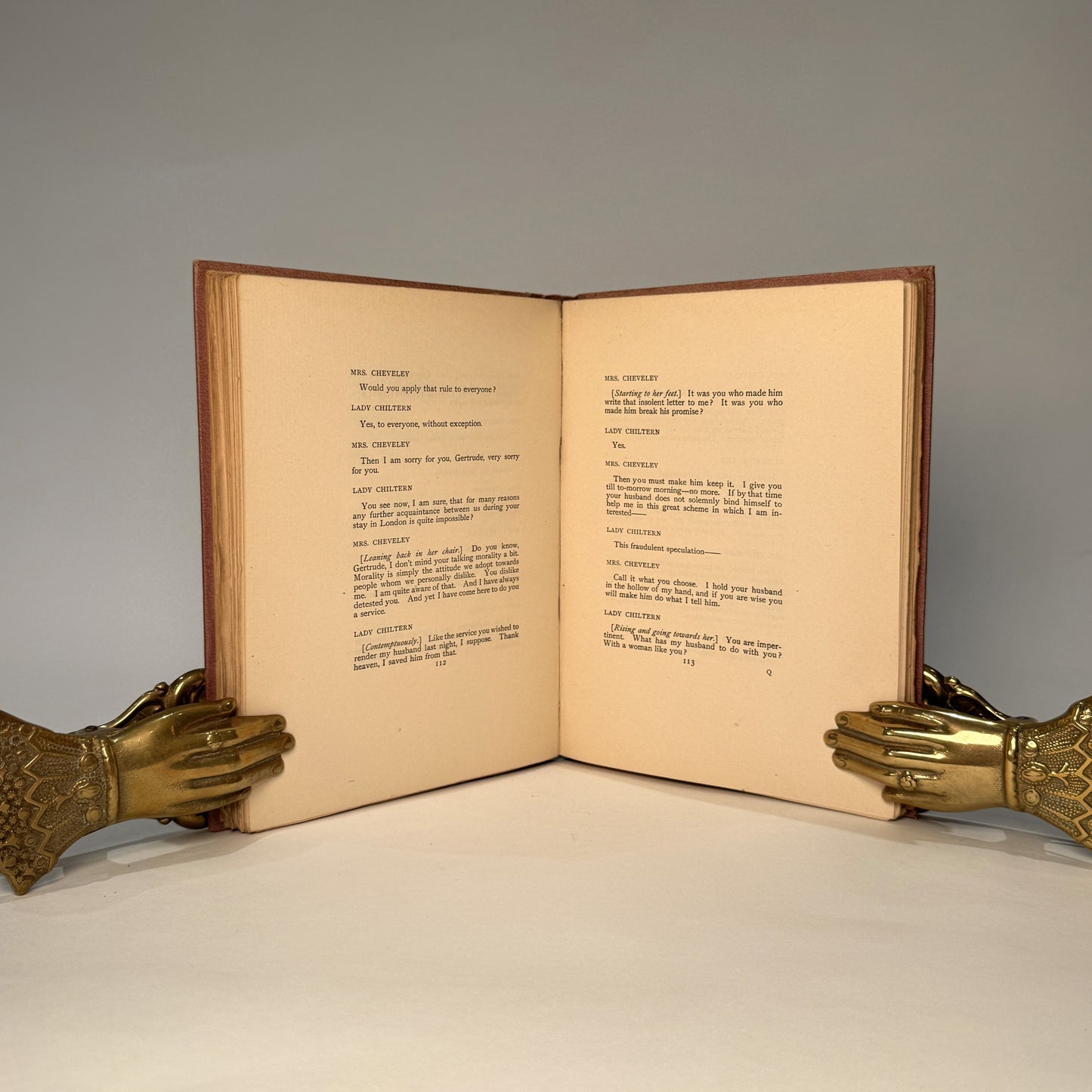 An Ideal Husband. Oscar Wilde. First Edition, Trade Issue. Leonard Smithers & Co., London, 1899. Original Publisher’s Cloth