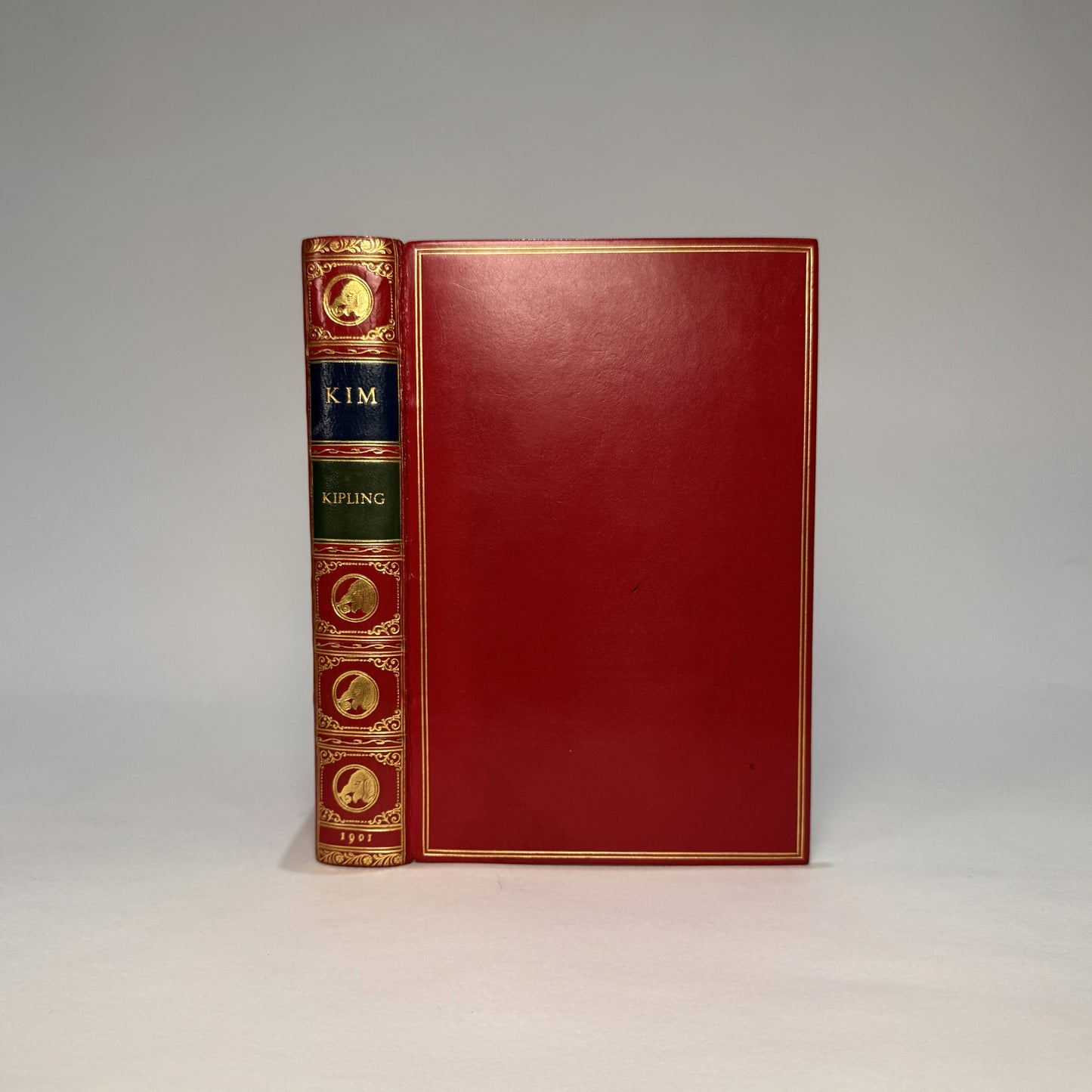 Kim | Rudyard Kipling | First Edition, 1901 | Full Morocco by Bayntun-Rivière