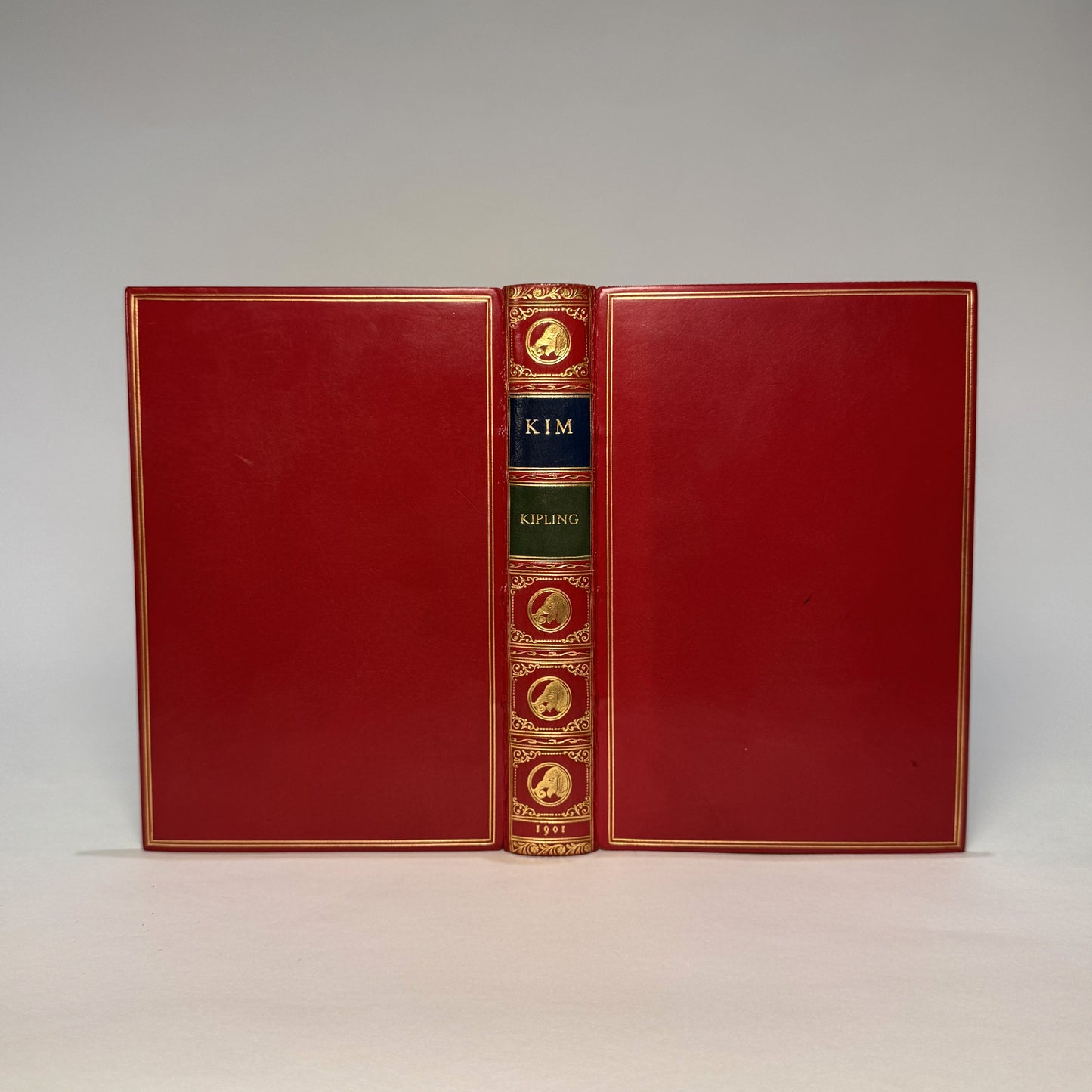 Kim | Rudyard Kipling | First Edition, 1901 | Full Morocco by Bayntun-Rivière