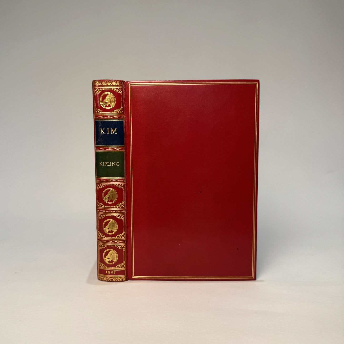 Kim | Rudyard Kipling | First Edition, 1901 | Full Morocco by Bayntun-Rivière