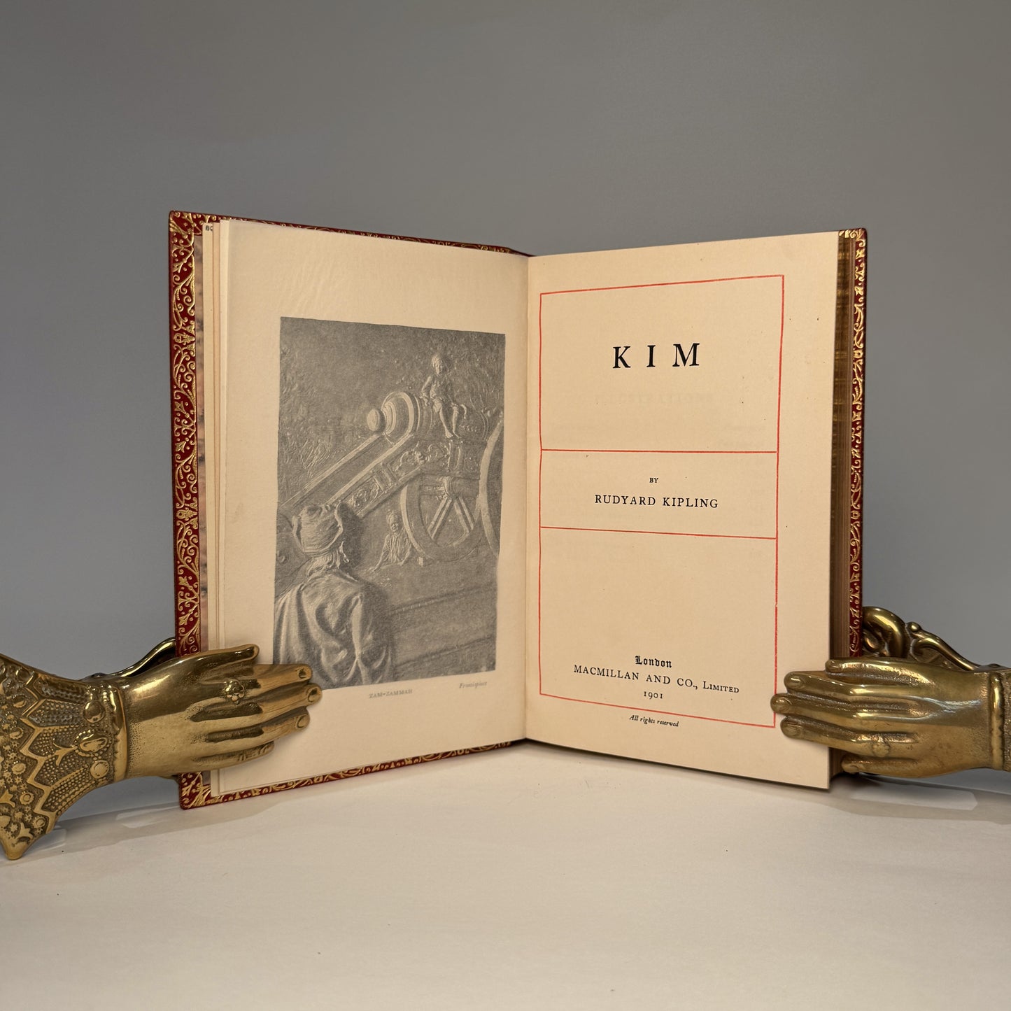 Kim | Rudyard Kipling | First Edition, 1901 | Full Morocco by Bayntun-Rivière