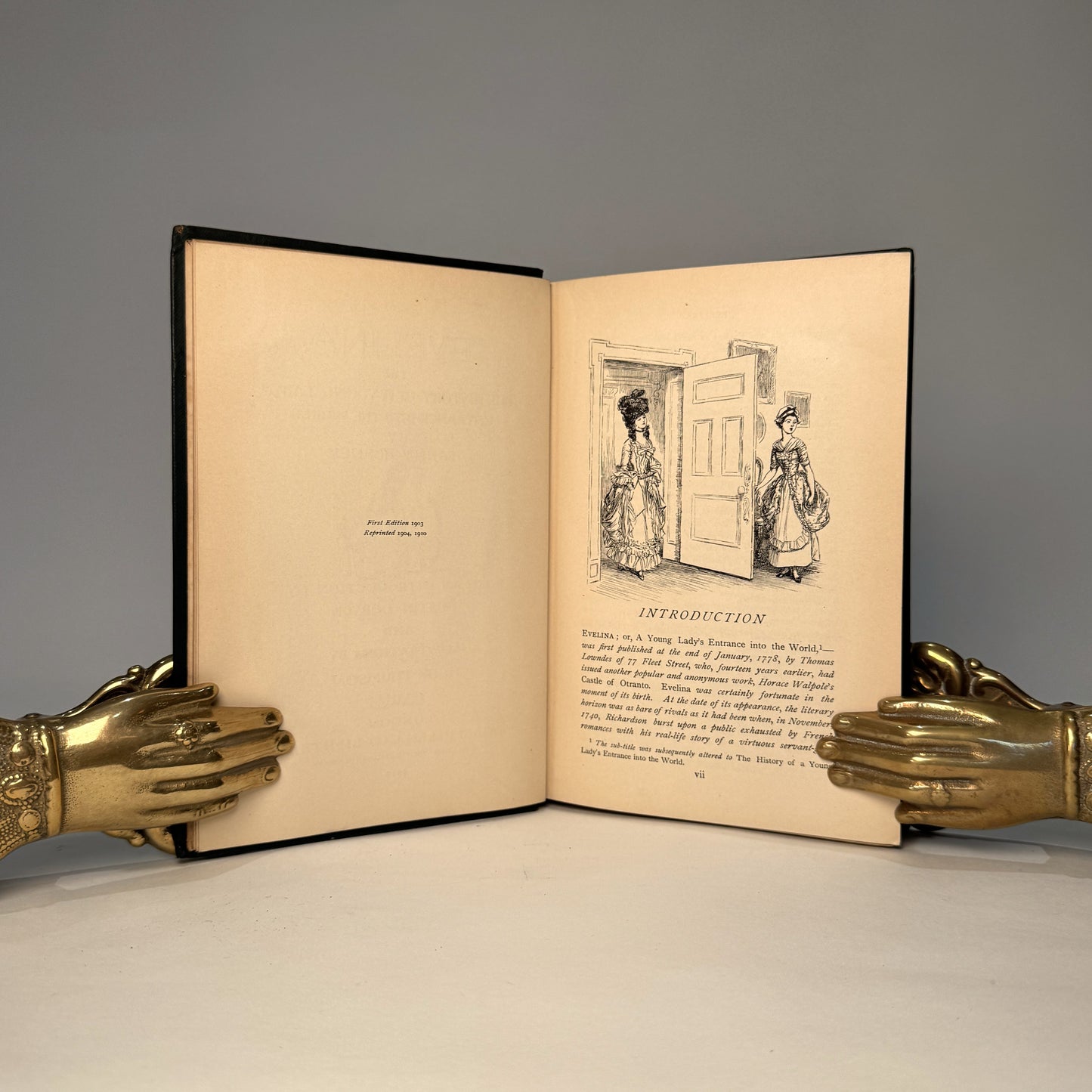 Evelina | Fanny Burney | Illustrated by Hugh Thomson | Macmillan, 1903